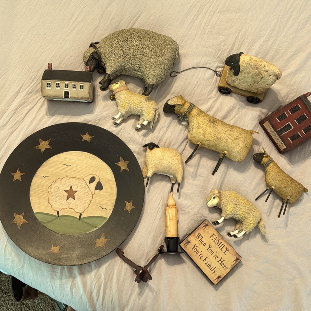 Country decor lot of 12 pieces